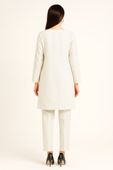 Silk Karandi 2PC Off White